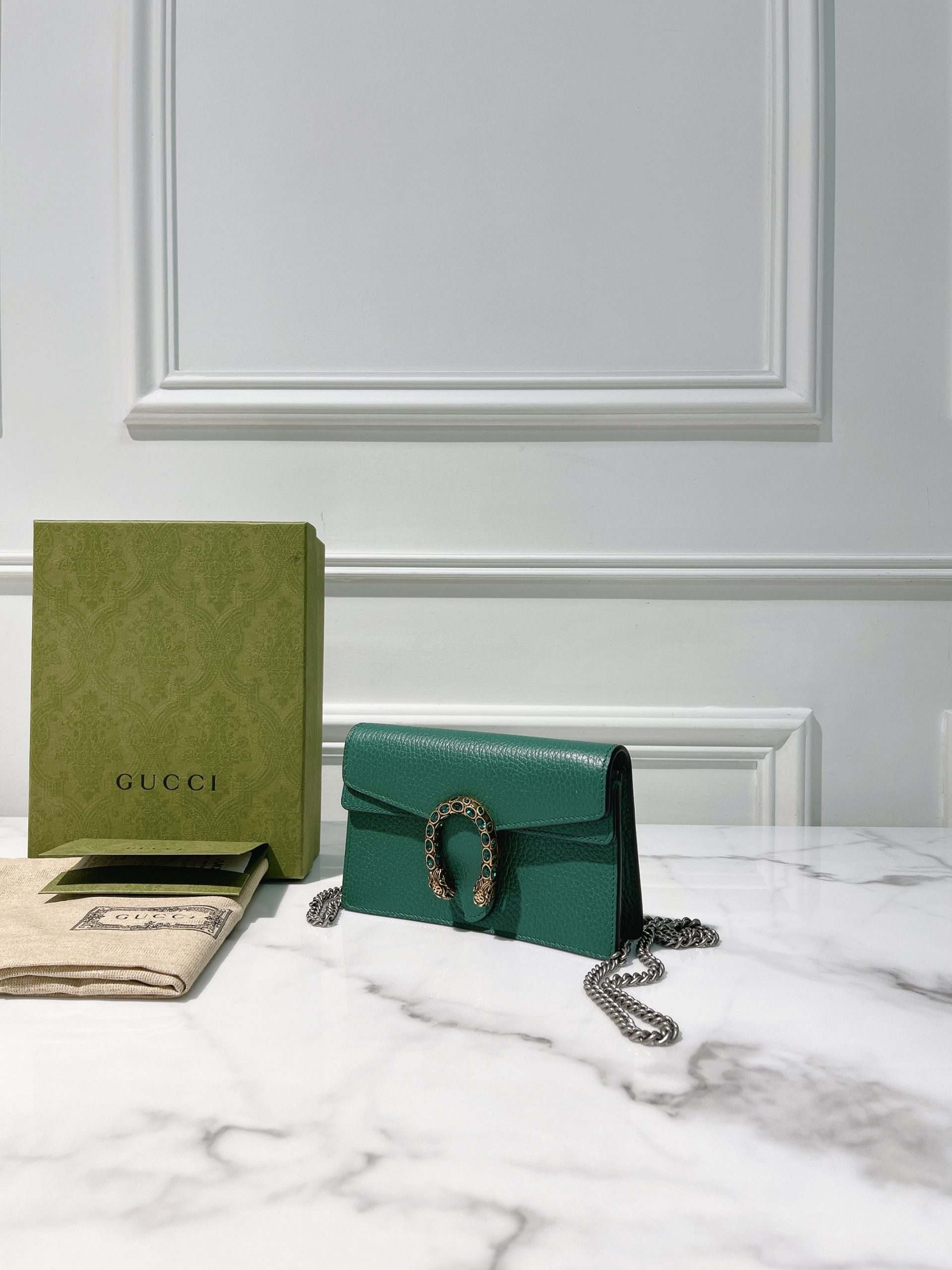 GUCCI SUPERMINI DIONYSUS, Green/Silver - AHLi - Melbourne Second