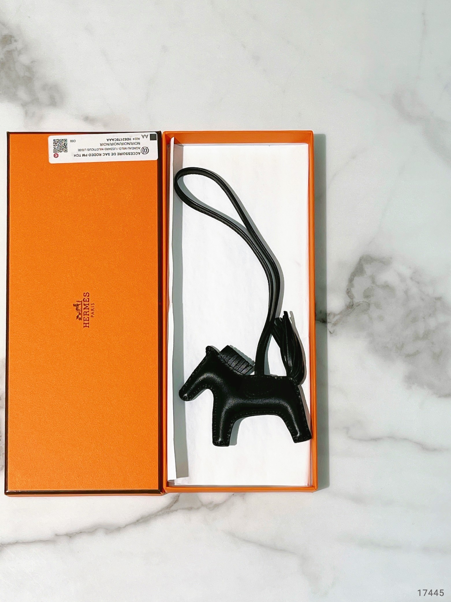 ★やっぱり欲しい SO BLACK★【HERMES】ロデオ PM エルメス ロデオPM 黒 ソーブラック バッグチャーム 【新品