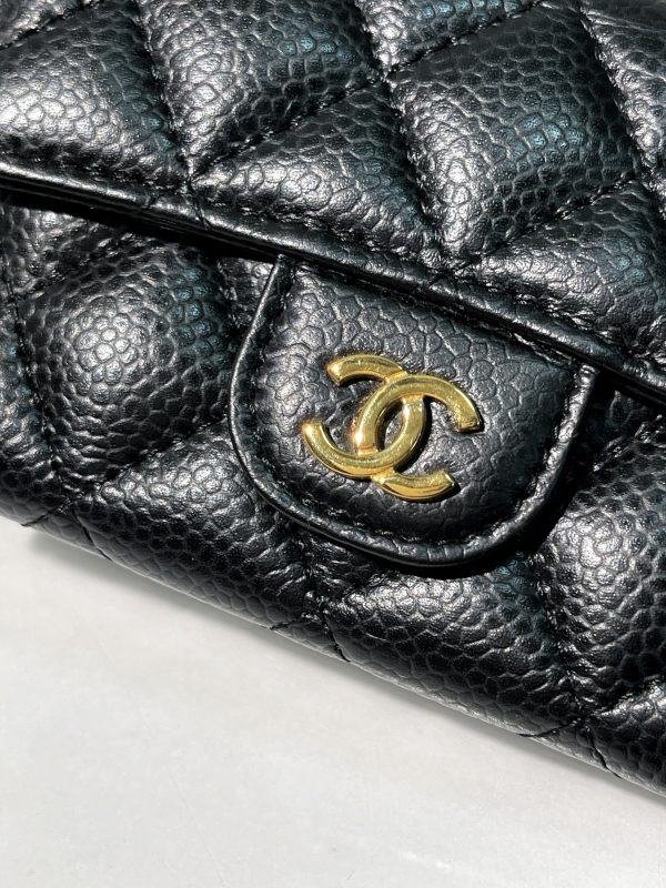 希少品◆入手困難【CHANEL】classic カードホルダー Gold Black Amazon | シャネル カードケース AP0214 クラシック カード