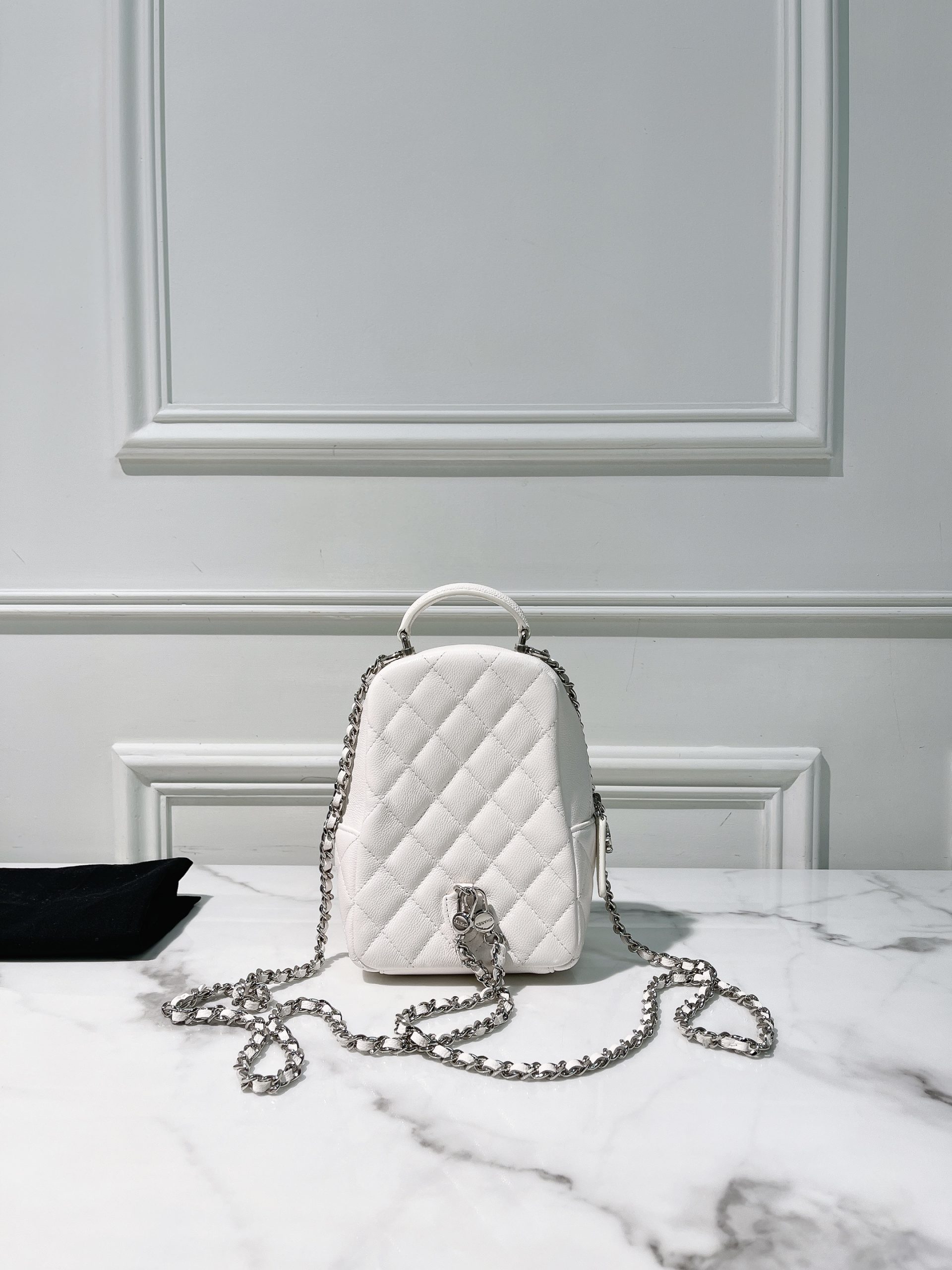 CHANEL 24C MINI BACKPACK, White/Gold - AHLi - Melbourne Second