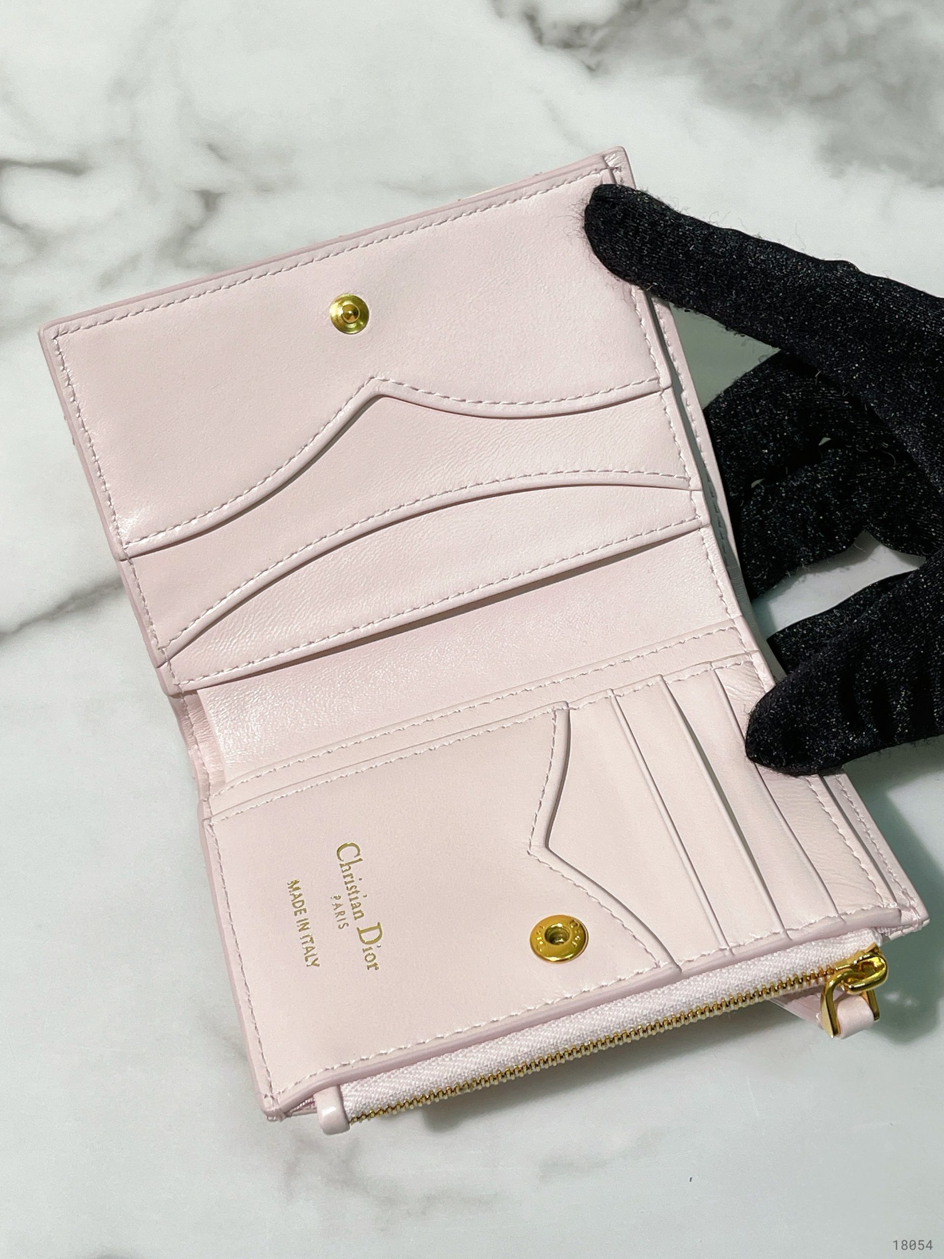 DIOR JOLIE DAHLIA WALLET, Pink/Gold - AHLi - Melbourne Second-Hand DIOR JOLIE DAHLIA WALLET, Pink/Gold - AHLi - Melbourne Second-Hand